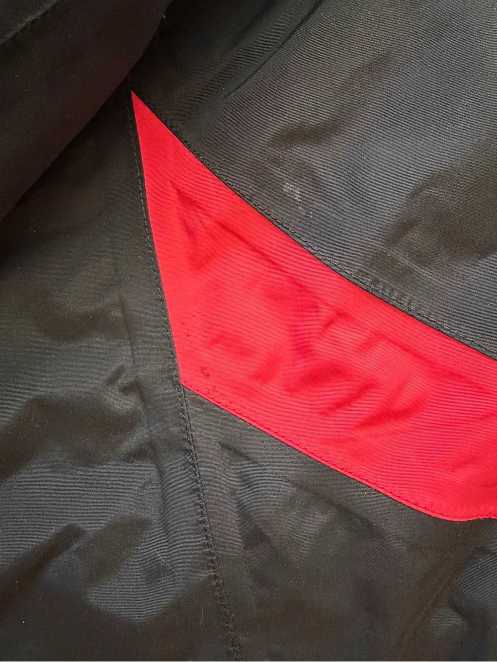 The North Face Black Jacket with Red Accents — Ski/Snowboard Shell